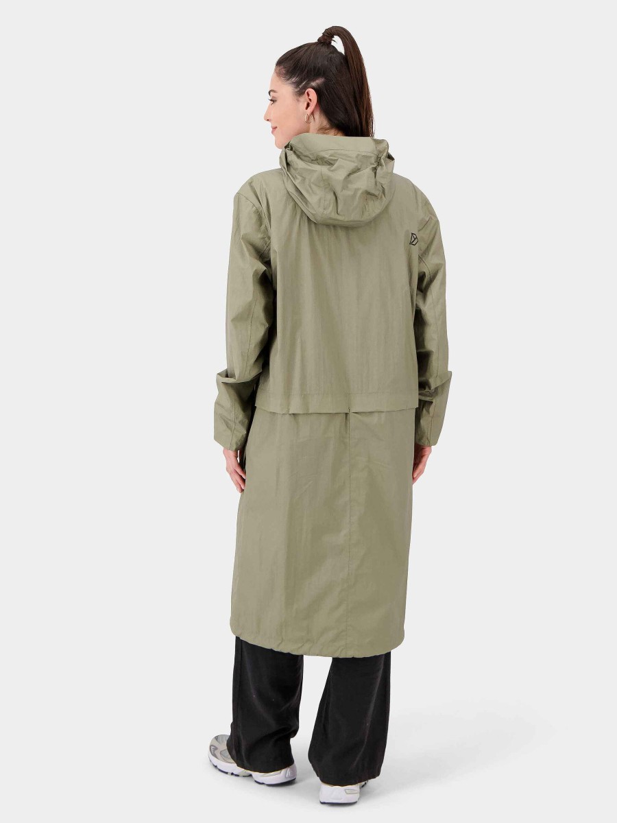 Naiset Didriksons Kuoritakit | Edina Parka Long Mistel Vihrea